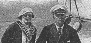 Tom Sopwith and wife