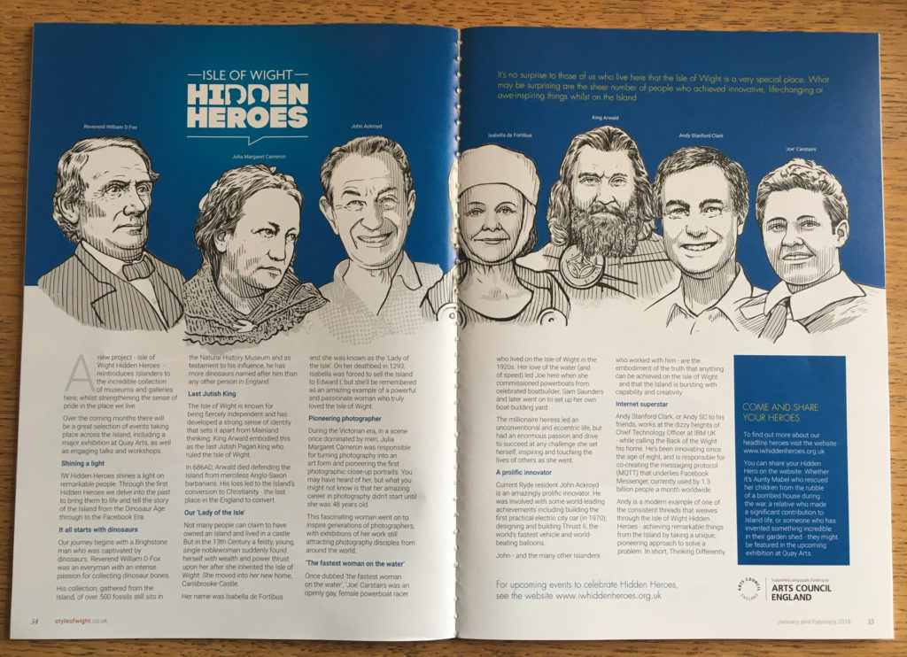 Hidden Heroes feature in Style of Wight